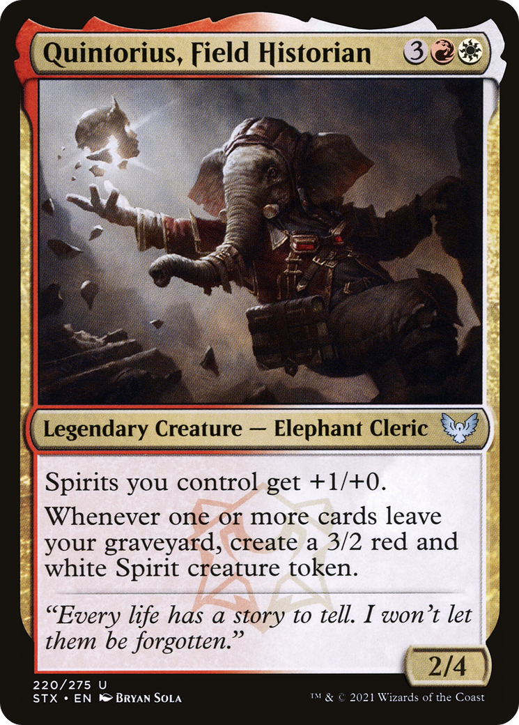 Quintorius, Field Historian (STX-220) (Foil)