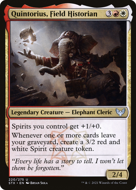 Quintorius, Field Historian (STX-220) (Foil)
