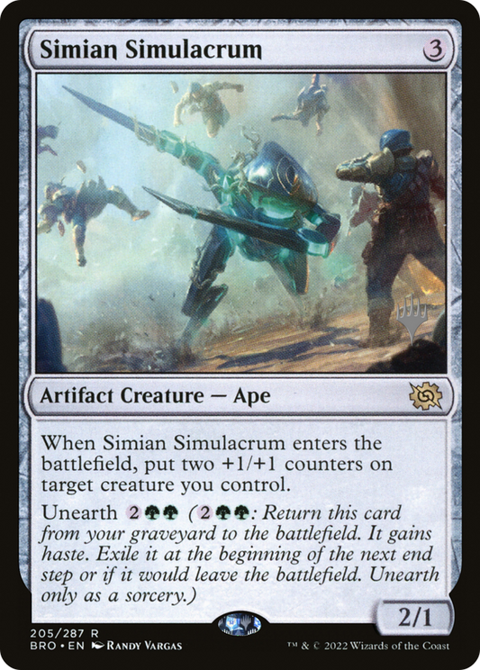 Simian Simulacrum (PPBRO-205P) (Foil)