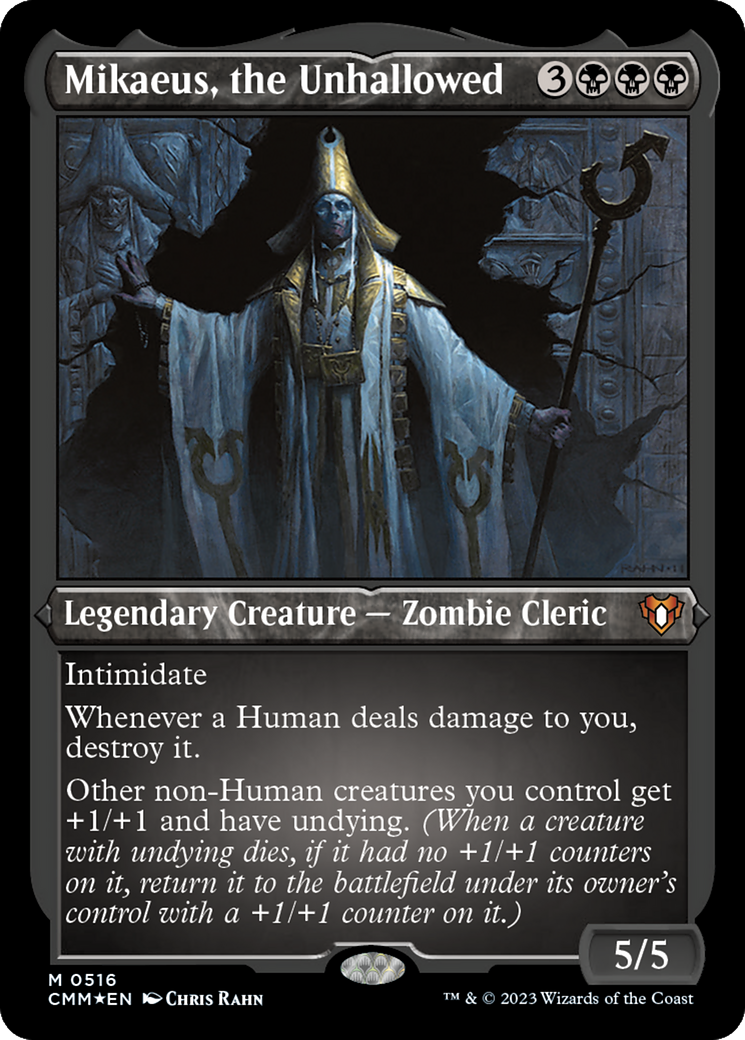 Mikaeus, the Unhallowed (CMM-516) (Etched Foil)