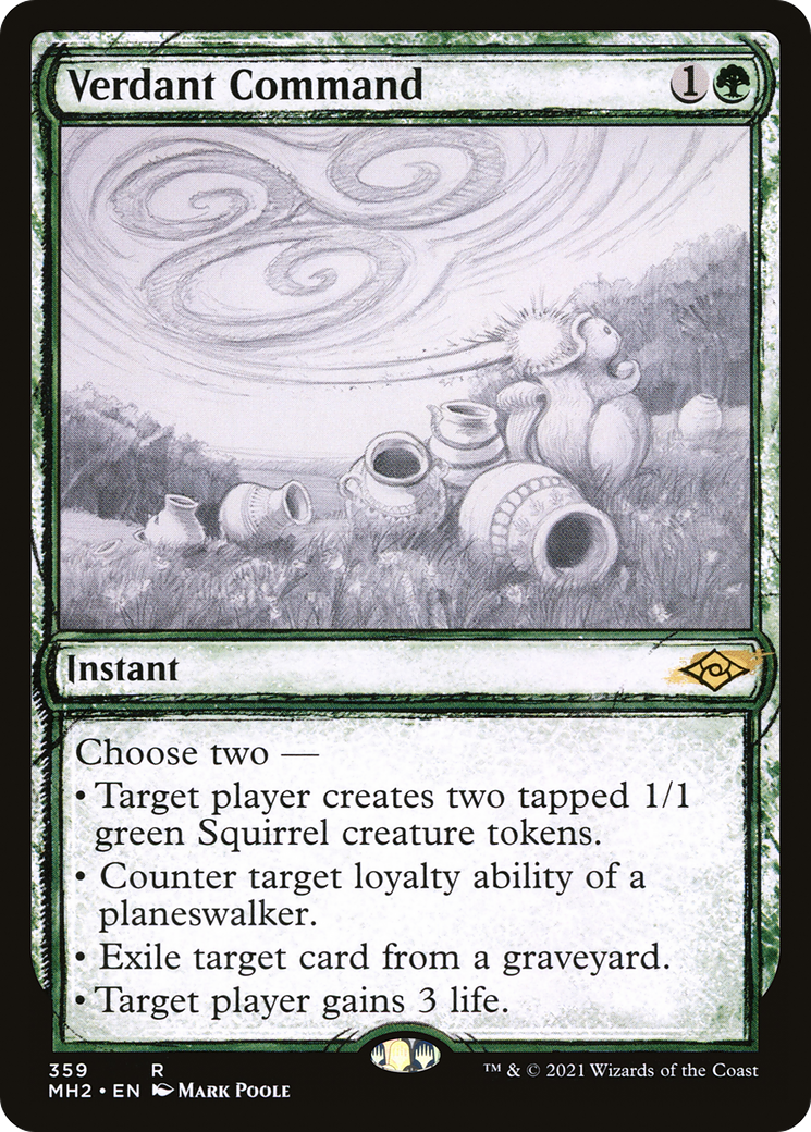 Verdant Command (MH2-359) (Showcase) (Foil)