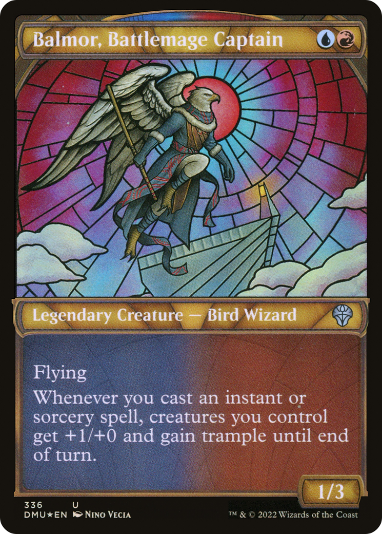 Balmor, Battlemage Captain (DMU-336) (Showcase) (Textured Foil)
