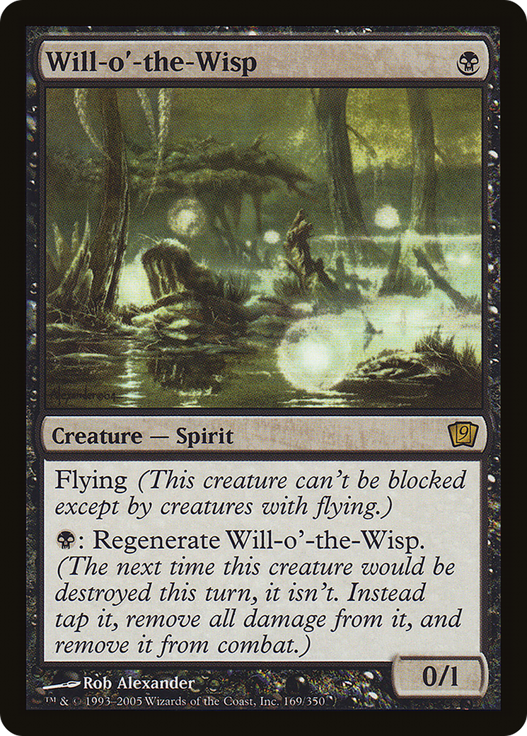Will-o'-the-Wisp (9ED-169★) (Foil)