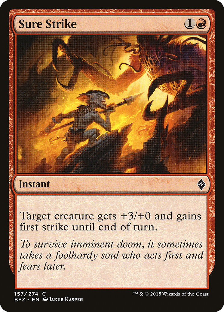 Sure Strike (BFZ-157) (Foil)