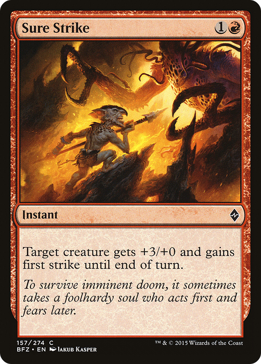 Sure Strike (BFZ-157) (Foil)