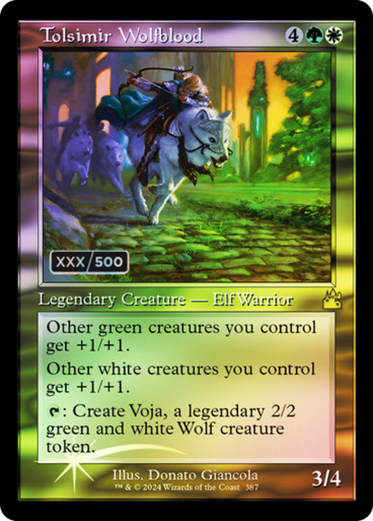 Tolsimir Wolfblood (RVR-387Z) (Foil) (Serialized)
