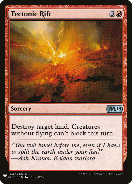 Tectonic Rift (LIST-M19-162)
