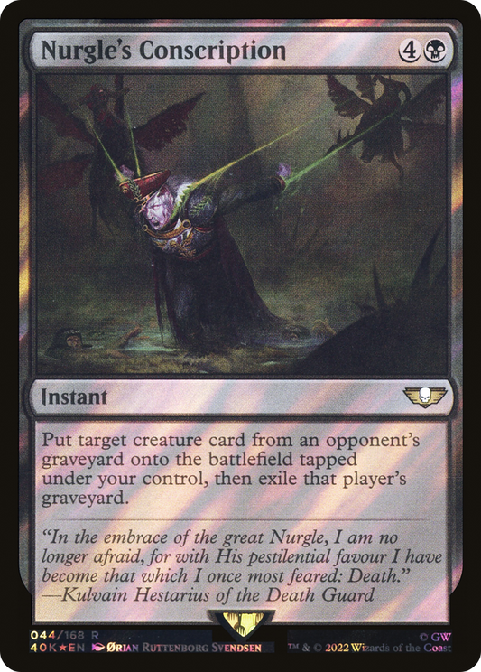 Nurgle's Conscription (40K-44★) (Surge Foil)