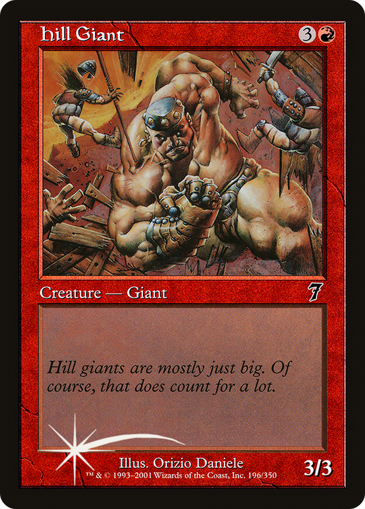 Hill Giant (7ED-196★) (Foil)