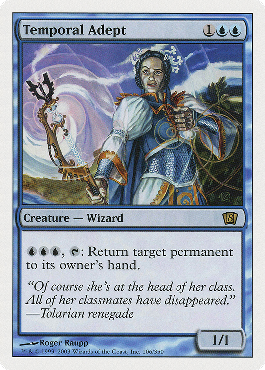 Temporal Adept (8ED-106★) (Foil)