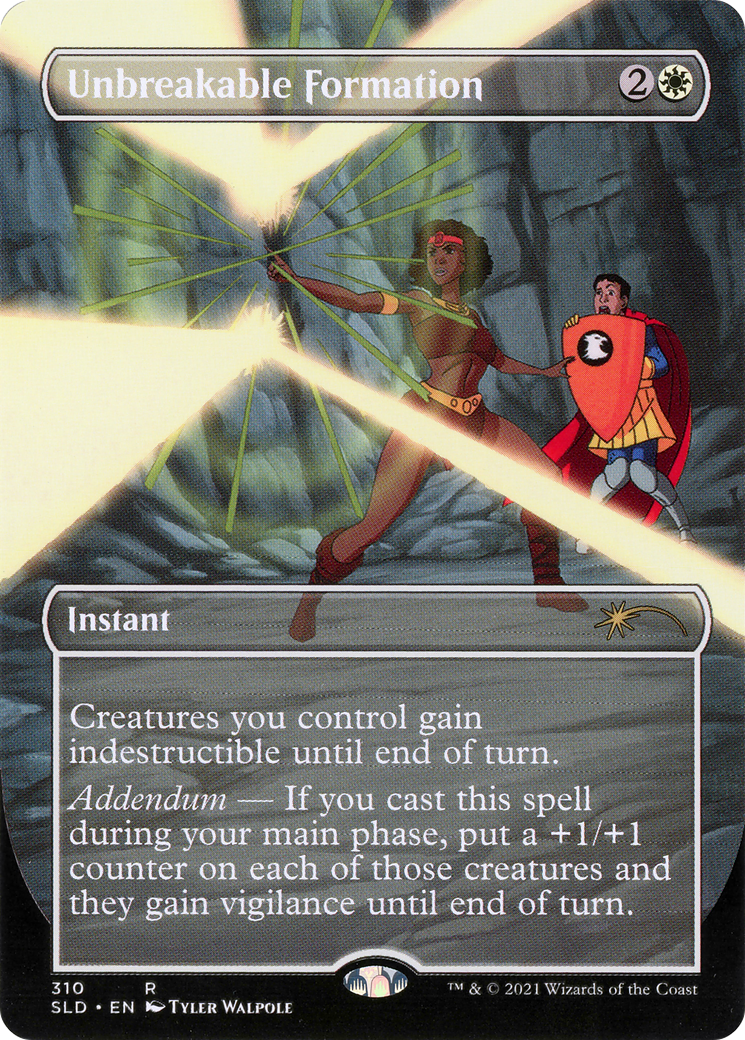 Unbreakable Formation (SLD-310) (Borderless) (Foil)