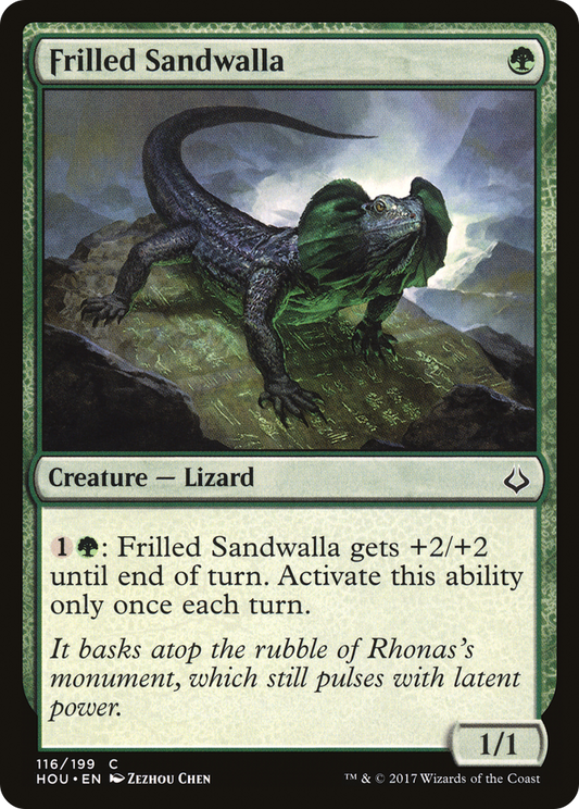 Frilled Sandwalla (HOU-116) (Foil)
