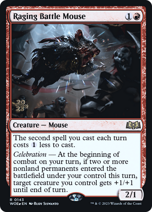 Raging Battle Mouse (PRE-143S) (Foil)