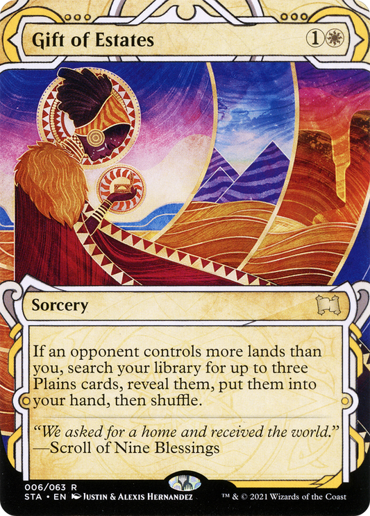 Gift of Estates (STA-006) (Showcase) (Borderless) (Foil)