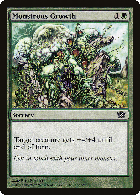 Monstrous Growth (8ED-266★) (Foil)