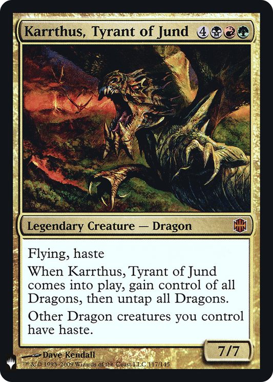 Karrthus, Tyrant of Jund (LIST-ARB-117) (Foil)