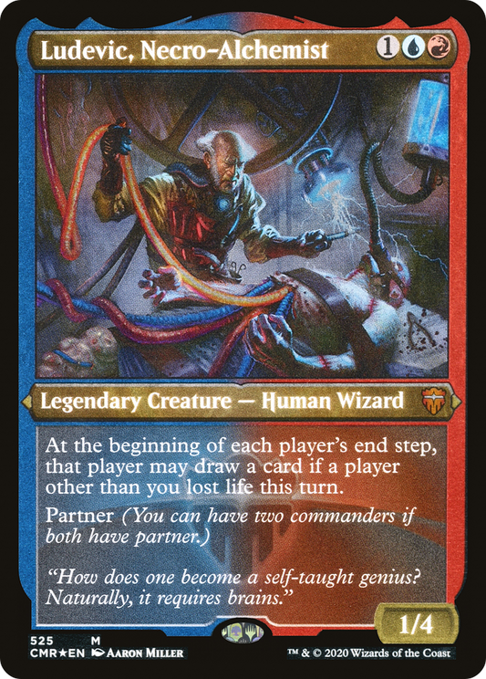 Ludevic, Necro-Alchemist (CMR-525) (Etched Foil)