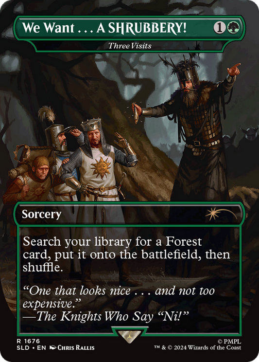 We Want . . . A SHRUBBERY! / Three Visits (SLD-1676) (Borderless)