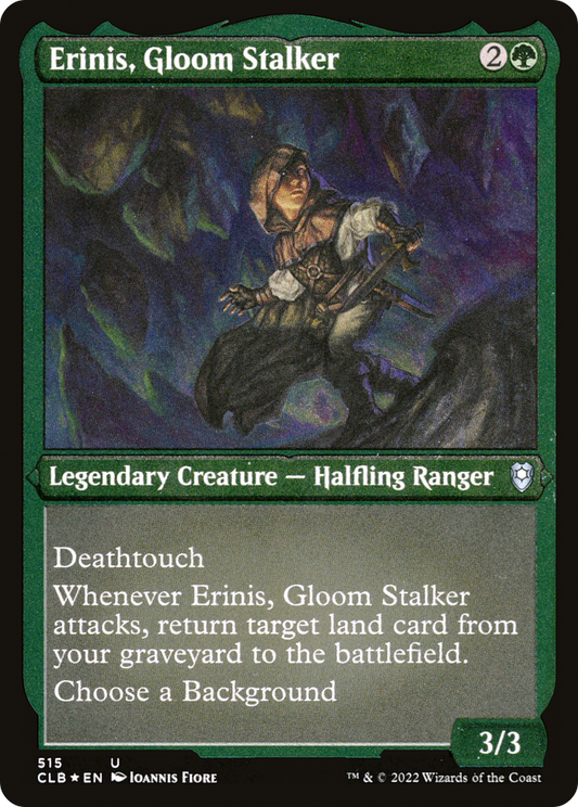 Erinis, Gloom Stalker (CLB-515) (Etched Foil)