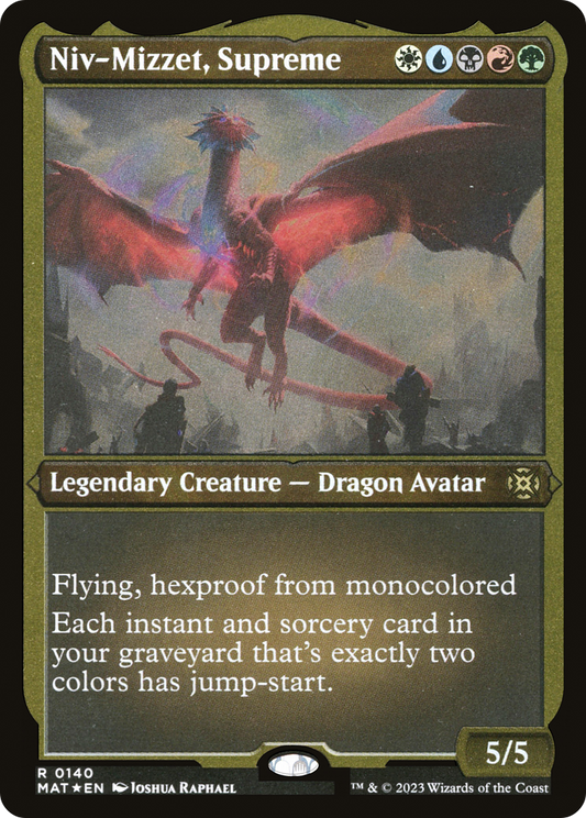 Niv-Mizzet, Supreme (MAT-140) (Etched Foil)