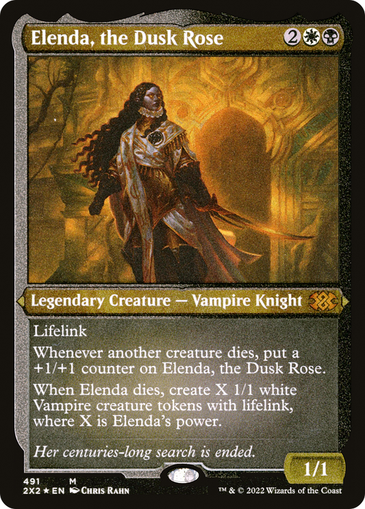 Elenda, the Dusk Rose (2X2-491) (Etched Foil)