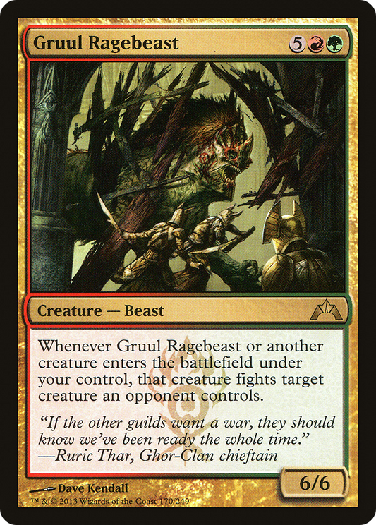 Gruul Ragebeast (GTC-170) (Foil)