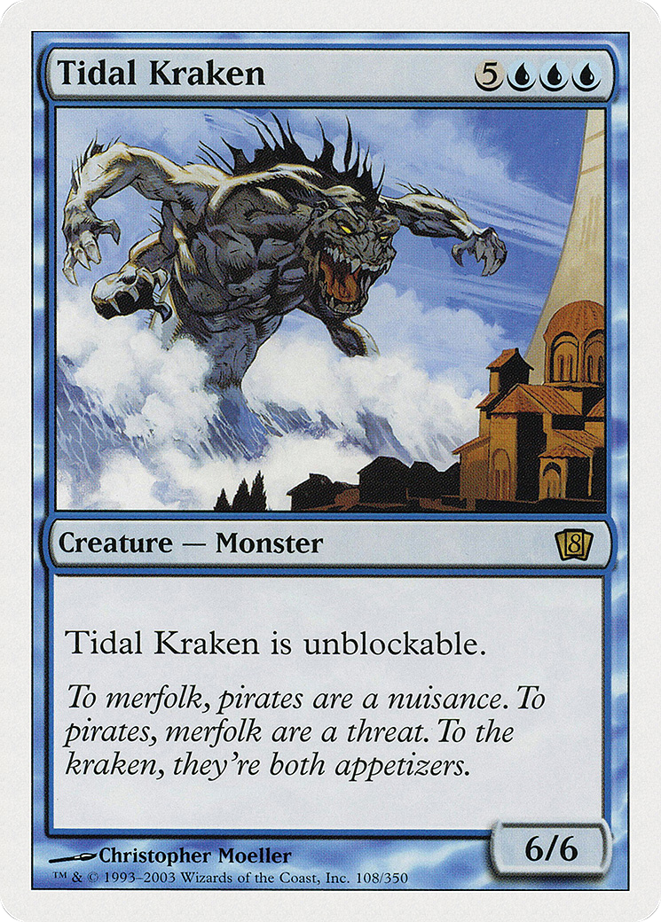 Tidal Kraken (8ED-108) (Foil)