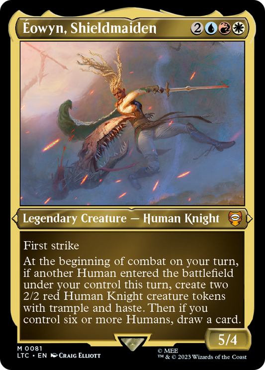 Éowyn, Shieldmaiden (LTC-081) (Display Commander) (Etched Foil)