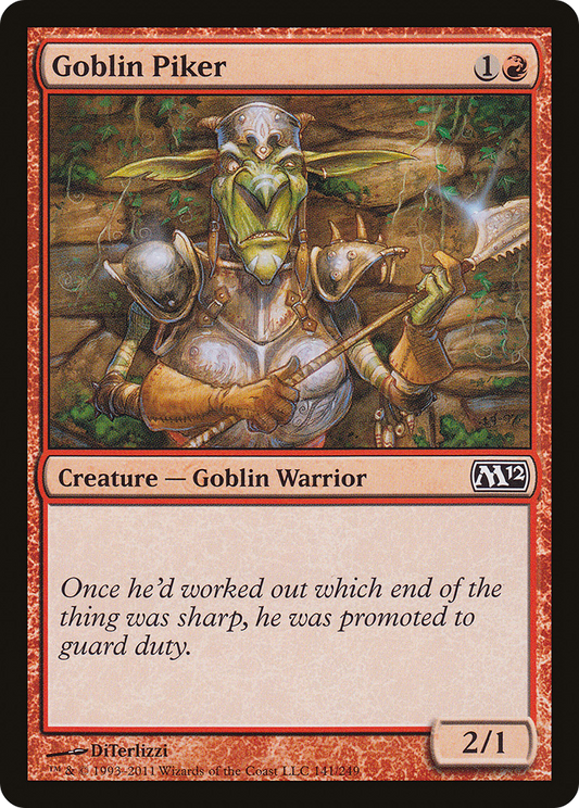 Goblin Piker (M12-141) (Foil)
