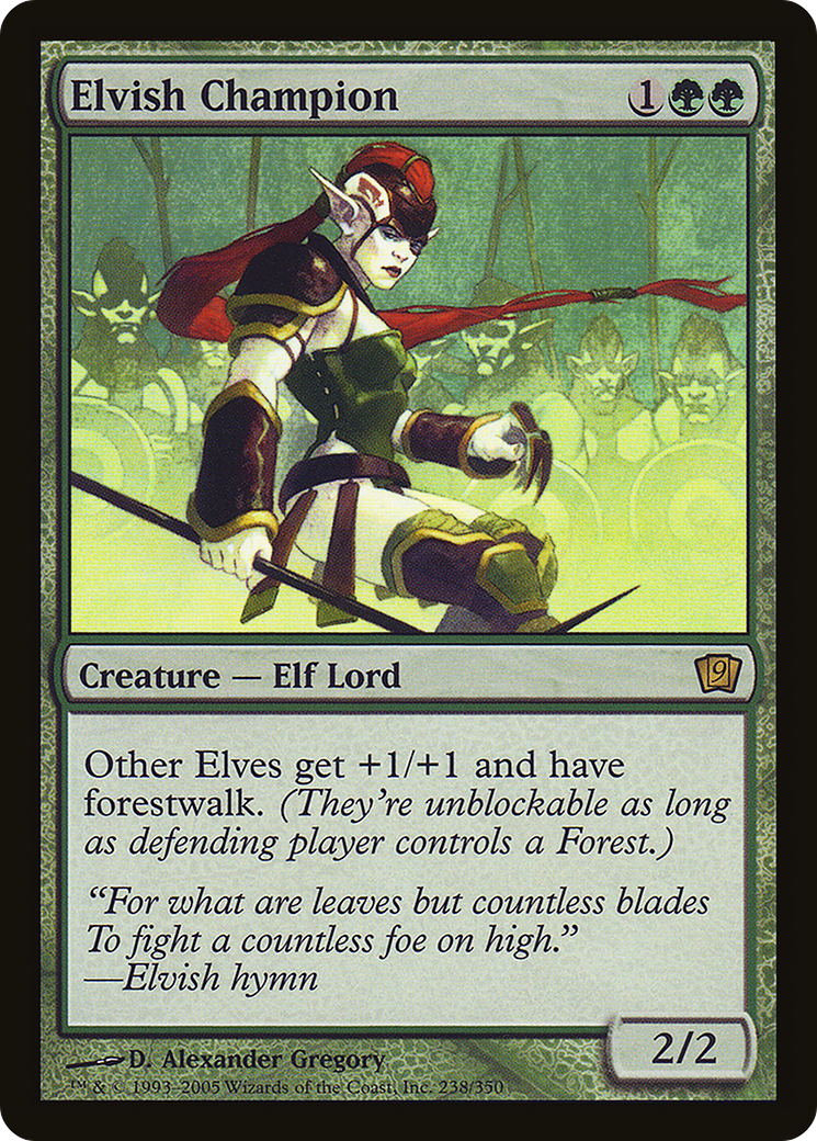 Elvish Champion (9ED-238★) (Foil)