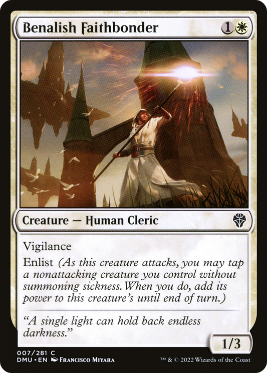 Benalish Faithbonder (DMU-007) (Foil)