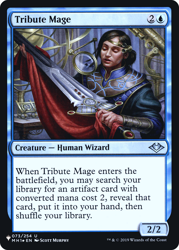 Tribute Mage (LIST-MH1-73) (Foil)