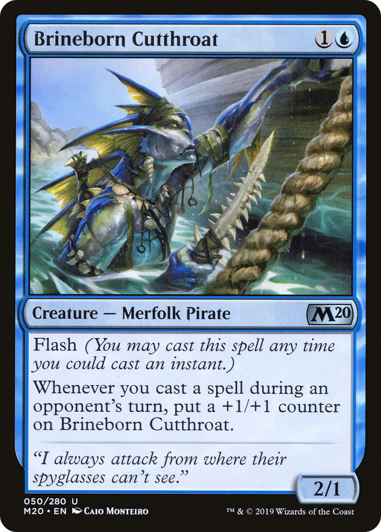 Brineborn Cutthroat (M20-050) (Foil)