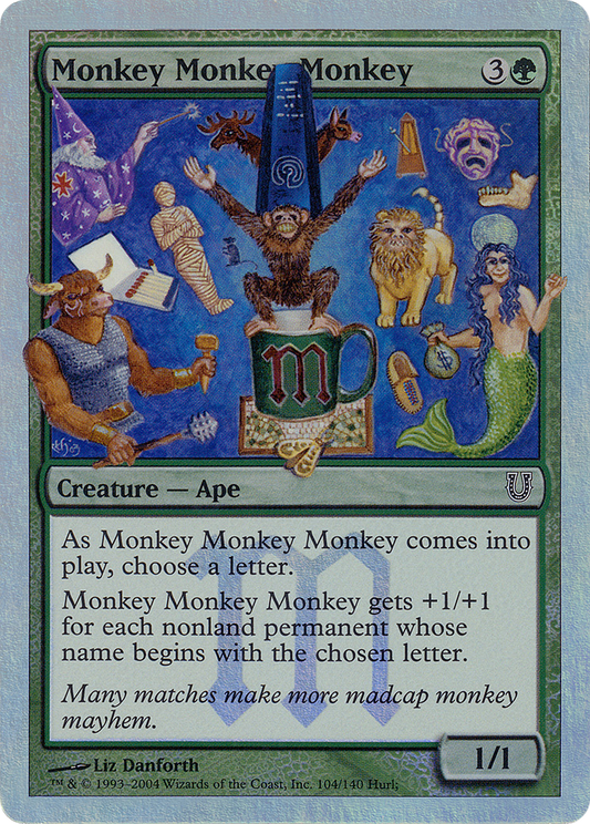 Monkey Monkey Monkey (UNH-104★) (Foil)