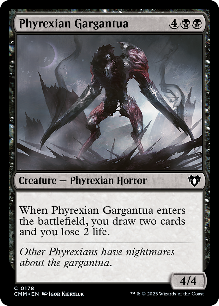 Phyrexian Gargantua (CMM-178) (Foil)
