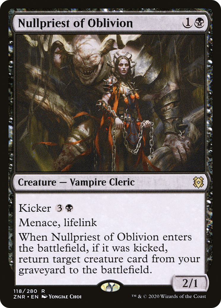 Nullpriest of Oblivion (ZNR-118) (Foil)
