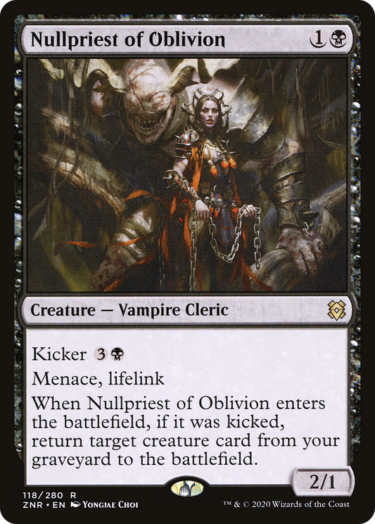 Nullpriest of Oblivion (ZNR-118) (Foil)