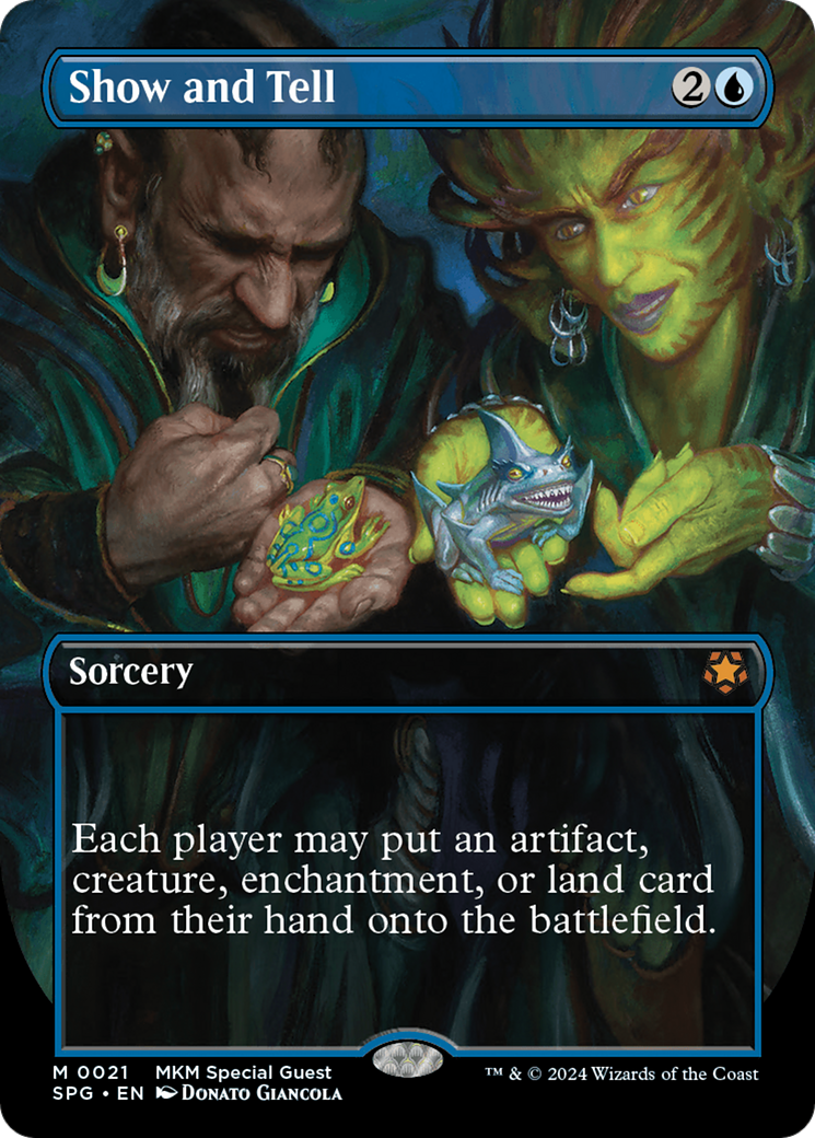 Show and Tell (SPG-021) (Borderless) (Foil)