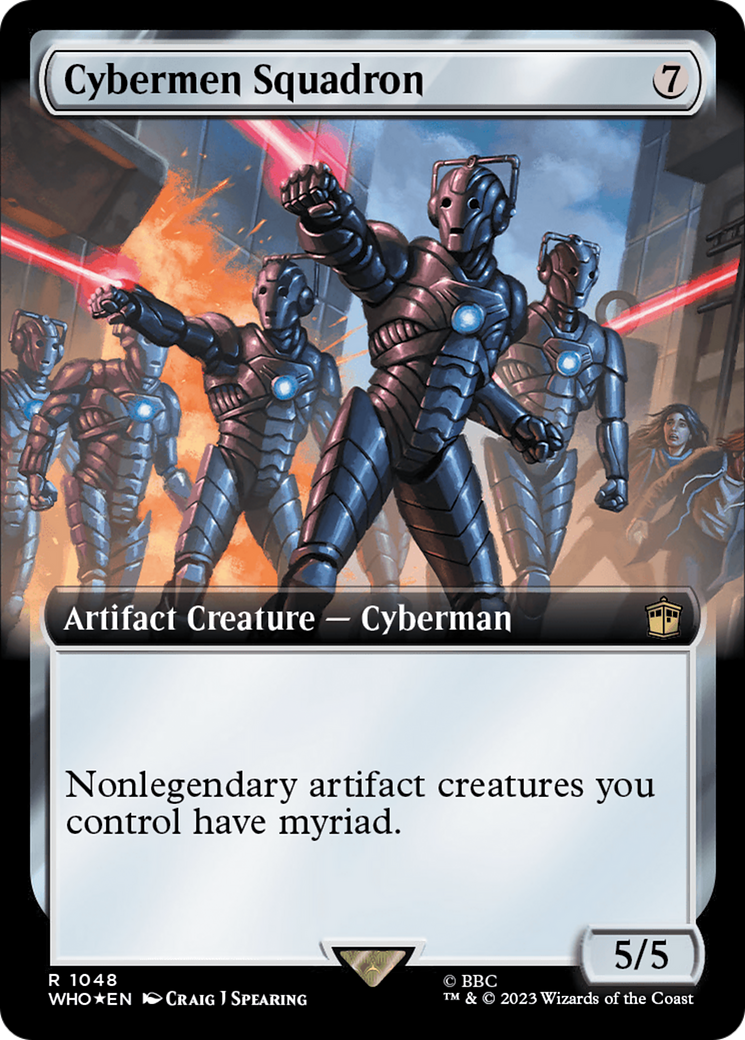 Cybermen Squadron (WHO-1048) (Extended Art) (Surge Foil)