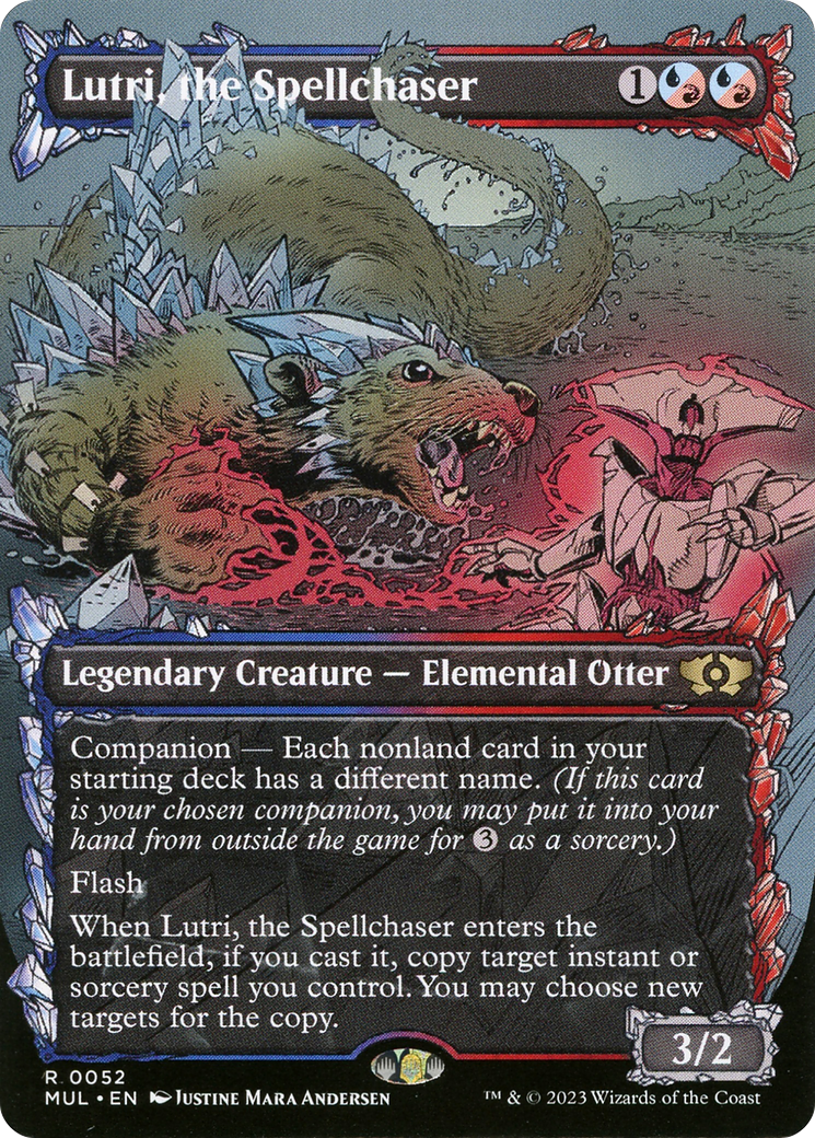 Lutri, the Spellchaser (MUL-052) (Showcase) (Borderless) (Foil)