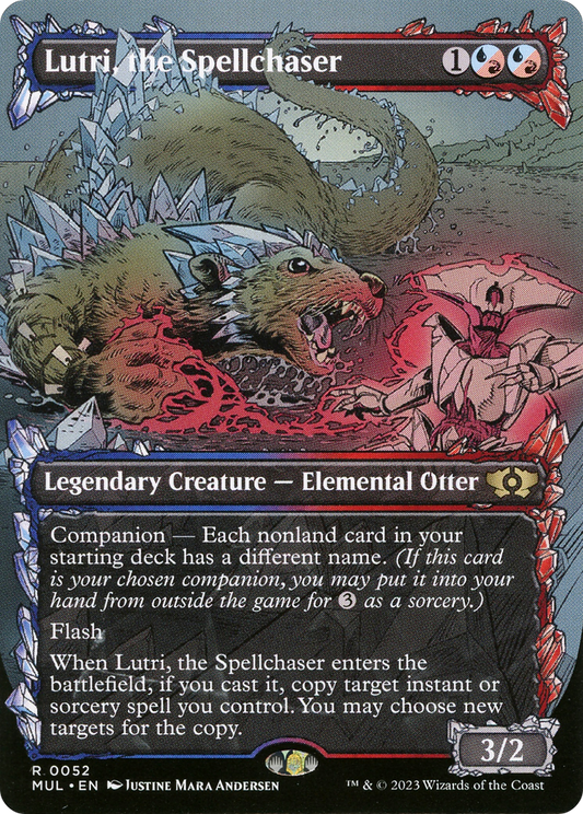 Lutri, the Spellchaser (MUL-052) (Showcase) (Borderless) (Foil)
