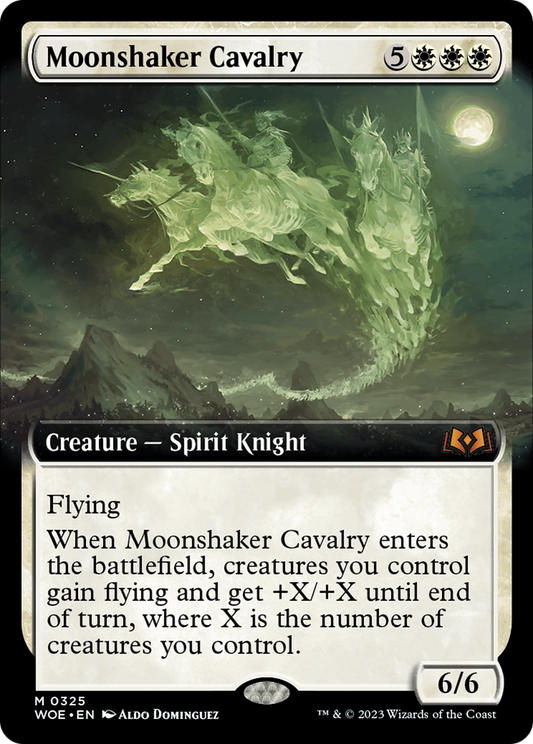 Moonshaker Cavalry (WOE-325) (Extended Art) (Foil)