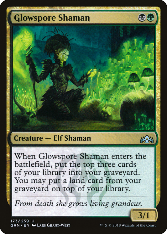 Glowspore Shaman (GRN-173) (Foil)