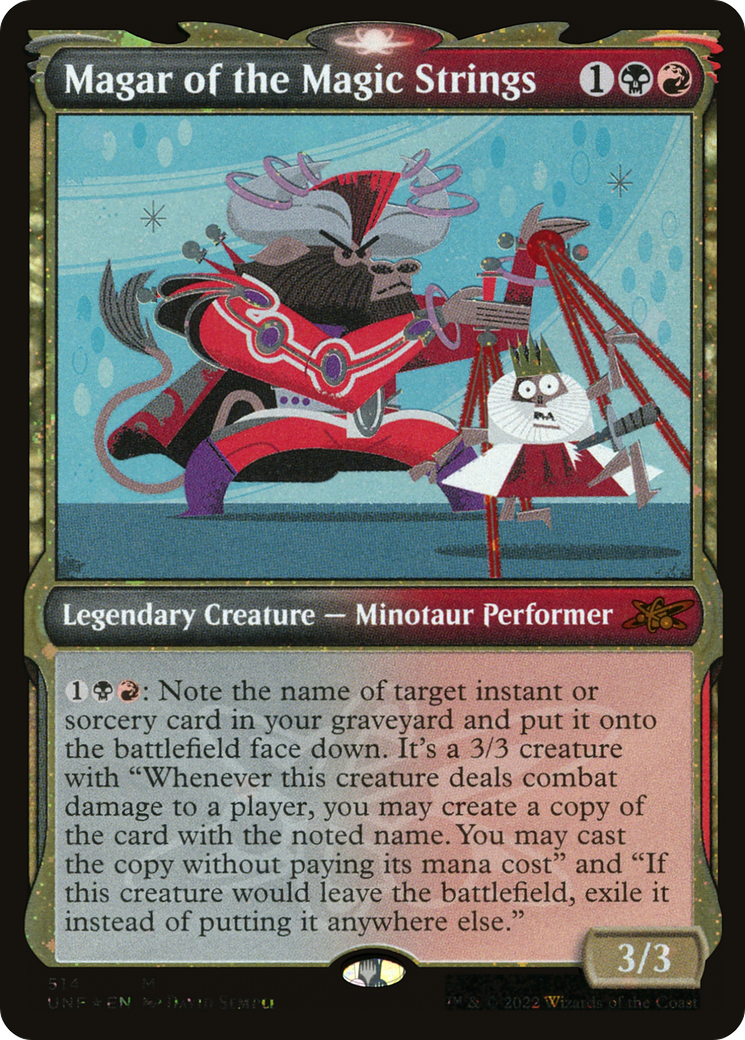 Magar of the Magic Strings (UNF-514) (Showcase) (Galaxy Foil)