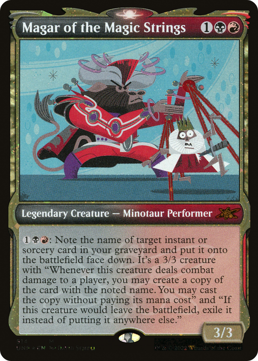 Magar of the Magic Strings (UNF-514) (Showcase) (Galaxy Foil)