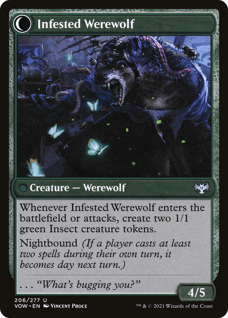 Infestation Expert // Infested Werewolf (VOW-206)