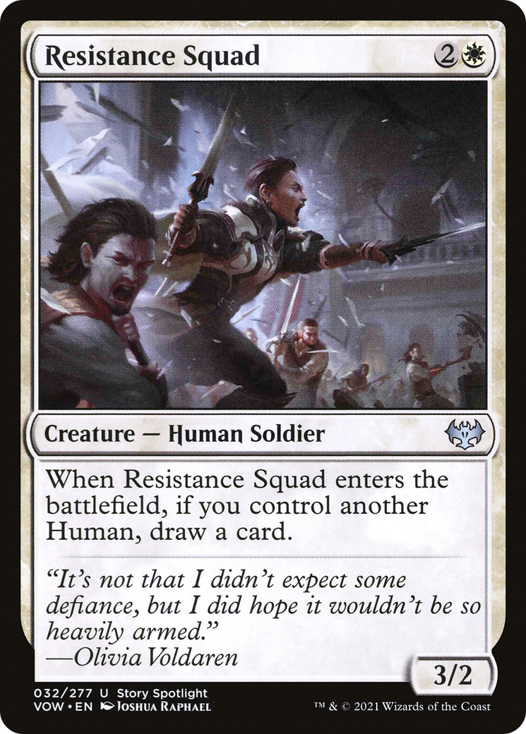 Resistance Squad (VOW-032) (Foil)