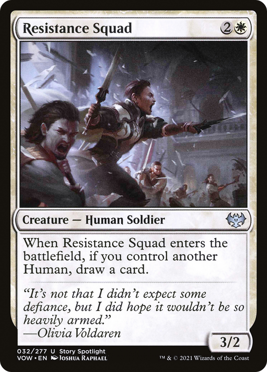 Resistance Squad (VOW-032) (Foil)
