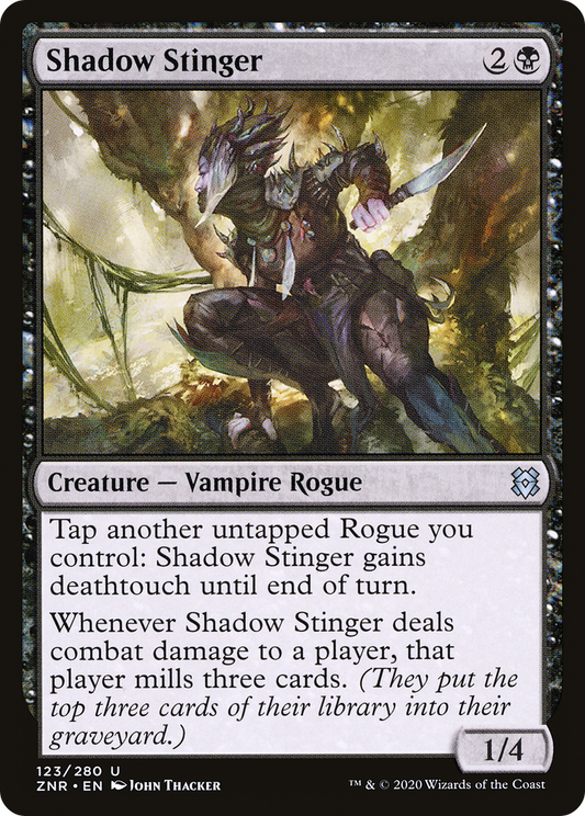 Shadow Stinger (ZNR-123) (Foil)