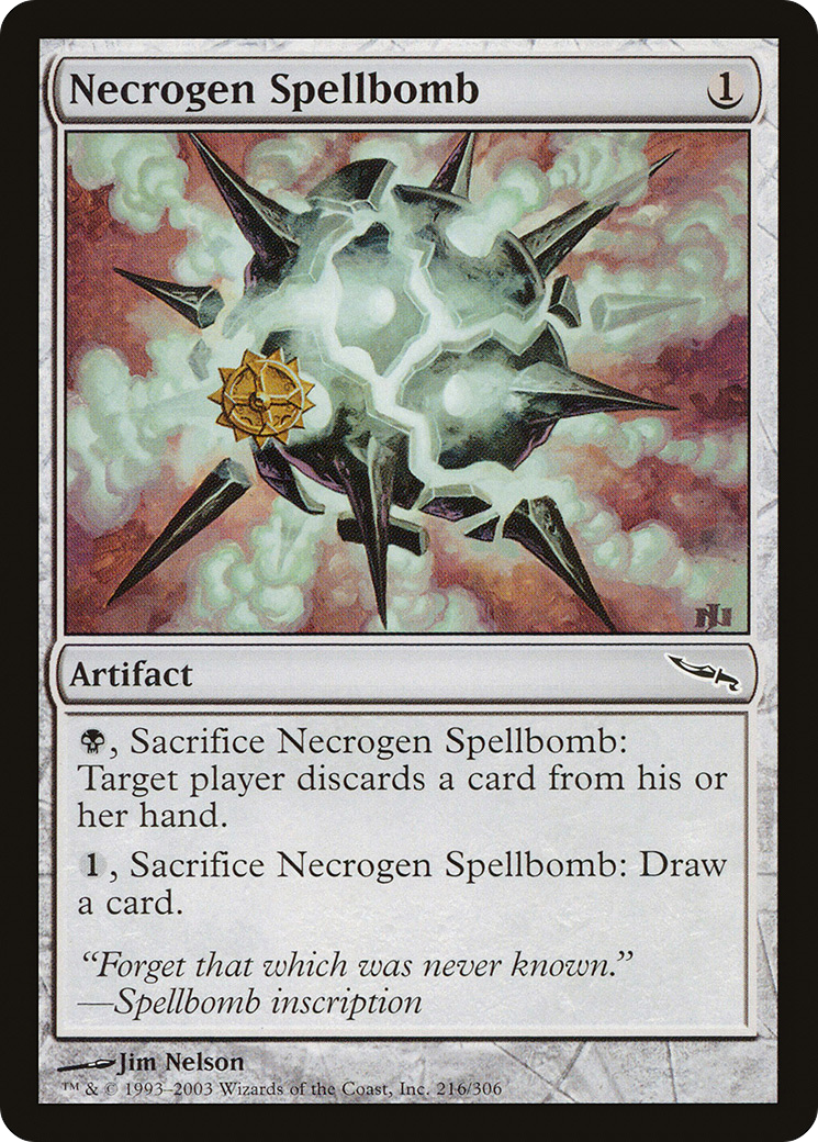 Necrogen Spellbomb (MRD-216) (Foil)